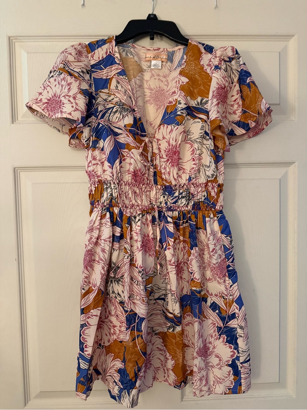 Band of the Free Floral Mini Dress | Size Small | Cottagecore Boho